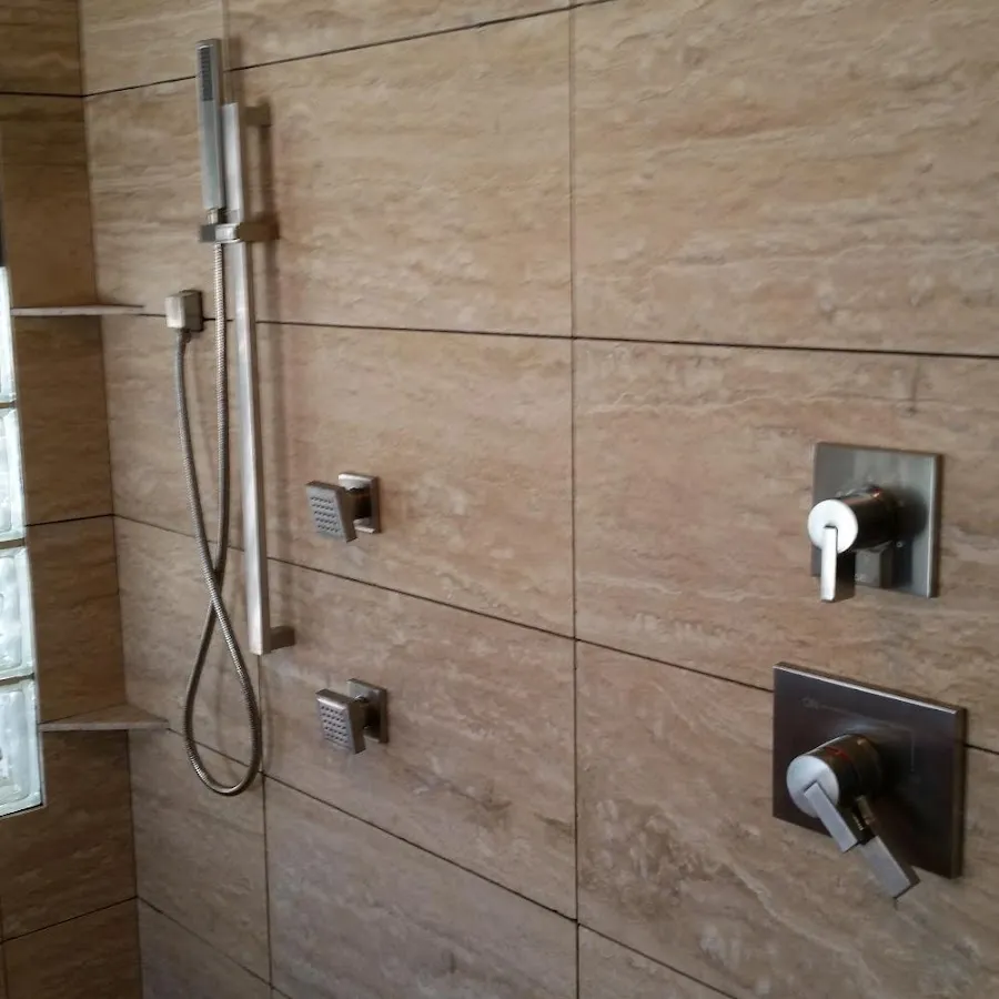 Shower fixture installation for Water Heater Replacement in Hanover Park